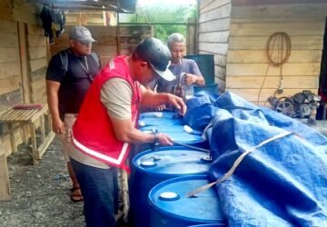 Gudang Oplosan Solar-Mitan Terbongkar di Kairatu, Polda Amankan 13,9 Ton BBM