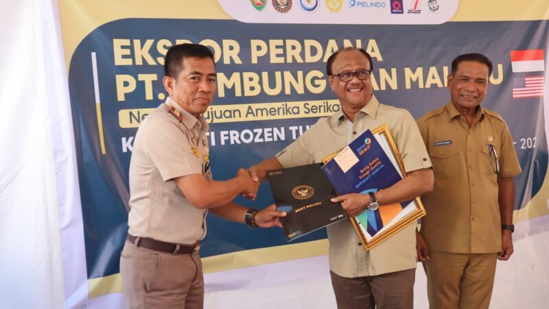 16,2 Ton Tuna Beku Asal Maluku Diekspor ke Amerika Serikat