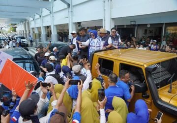 Murad Ismail dan Michael Wattimena Disambut Meriah di Bandara Pattimura Ambon
